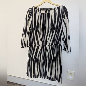 Target Black and Cream Women's Tunic Dress